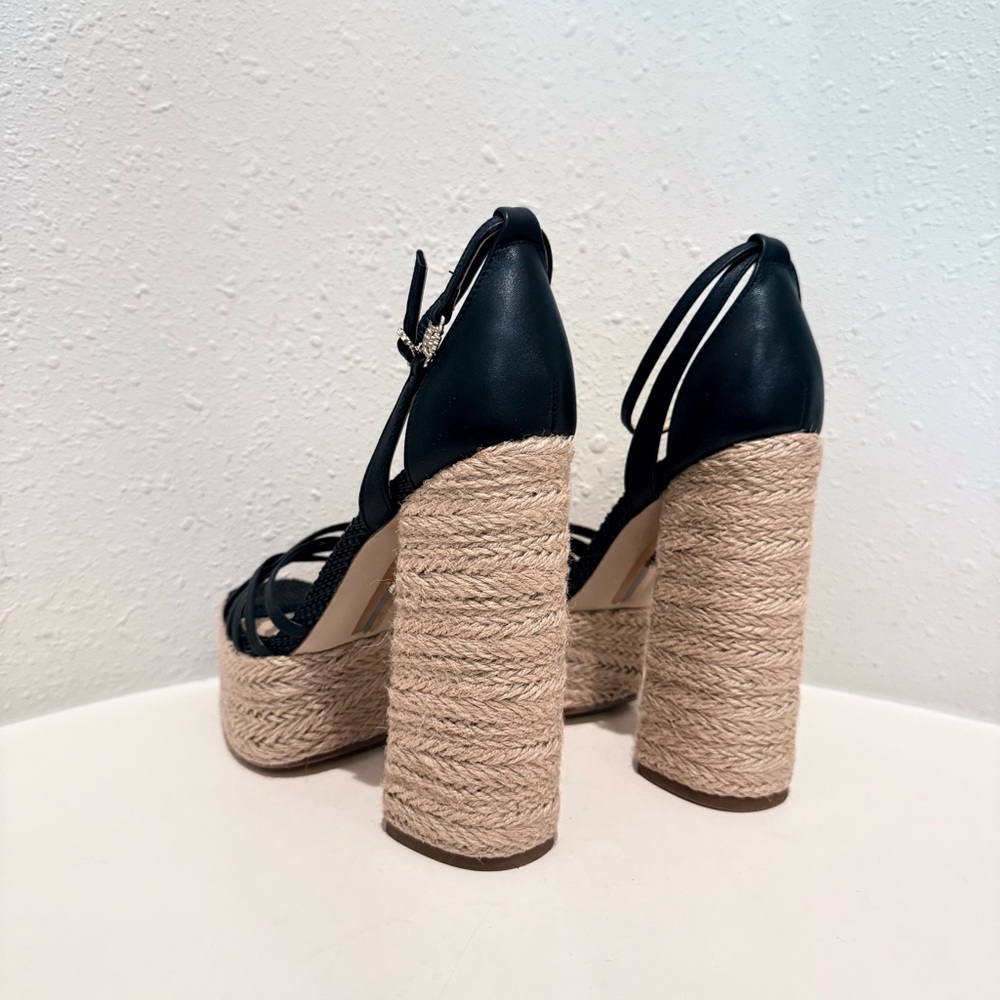 Sam Edelman Kade Ankle Strap Espadrille Heels Platform Sandals Size 8.5 NEW - Picture 13 of 16